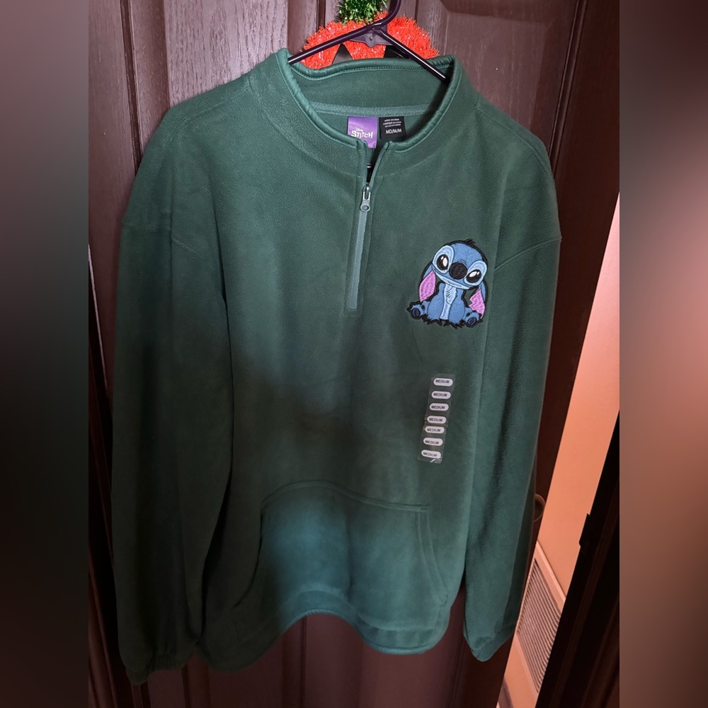 Disney Green Stitch Pullover